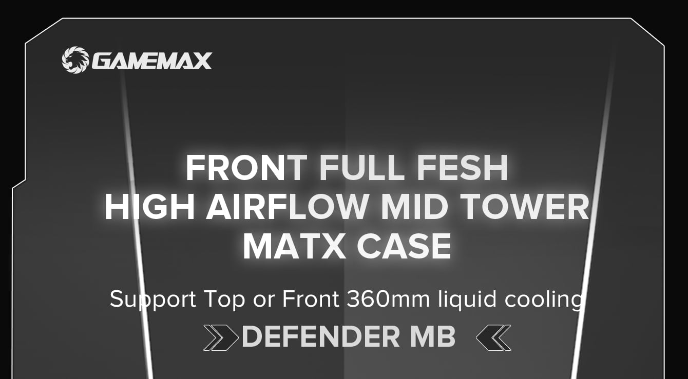 GameMax Defender Gaming PC Case